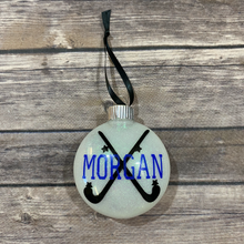 Load image into Gallery viewer, Customizable Glitter Christmas Ornaments