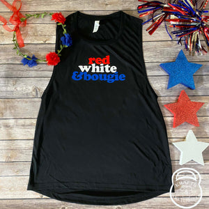 Red, White, & Bougie Patriotic Memorial Day/4th of July Tank