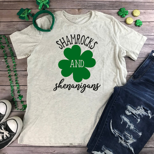 Shamrocks & Shenanigans St Patrick's Day Shirt