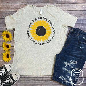 She is a Sunflower Graphic T